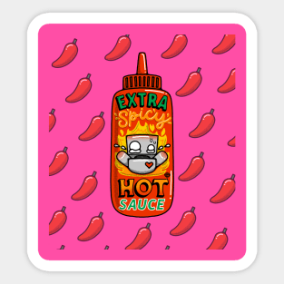 Extra Spicy Please! Sticker